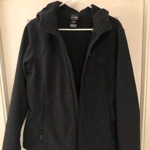 Black North Face Hooded Shell
